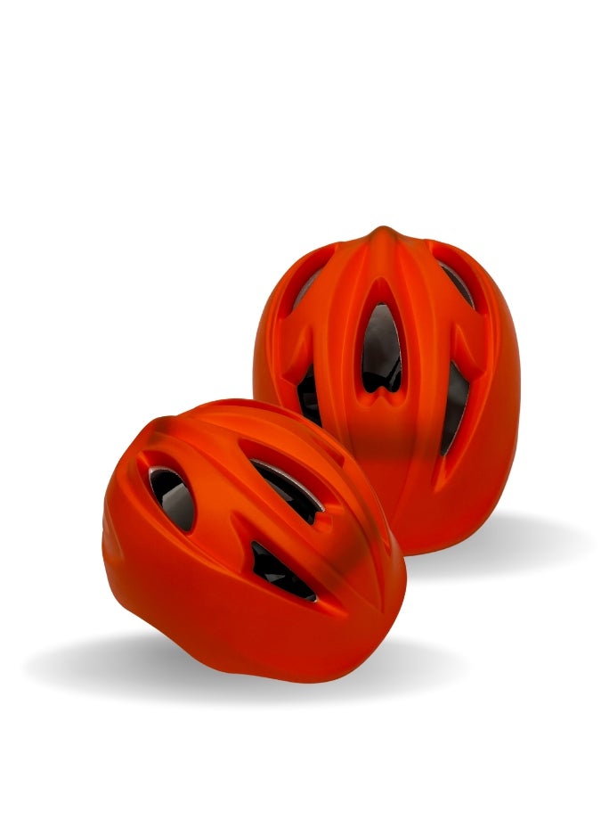 خوذة حماية رياضية برتقالية