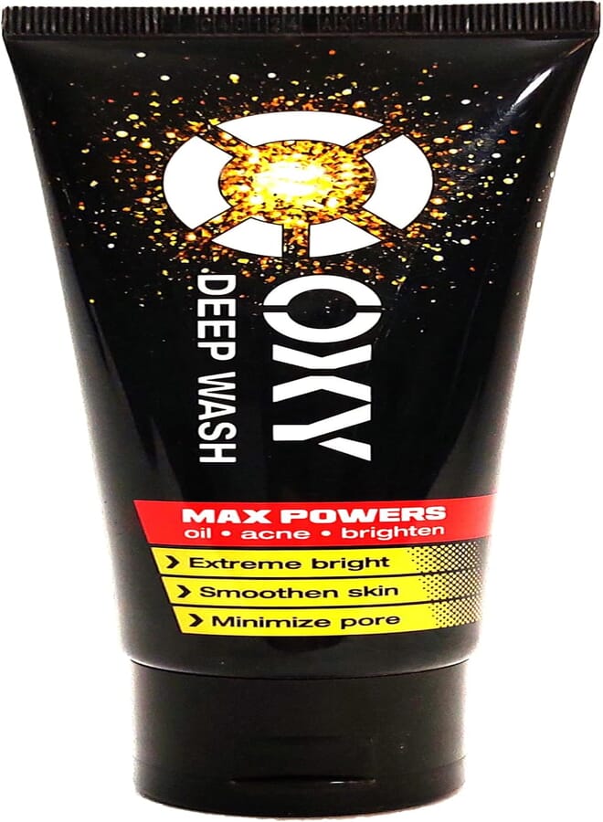 Oxi Face Wash for Men Deep Charcoal Brightening 100g