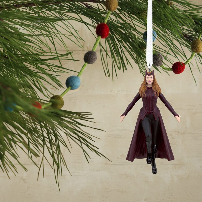 هولمارك Hallmark Marvel Studios Doctor Strange in the Multiverse of Madness Scarlet Witch Resin Christmas Ornament - Image 5