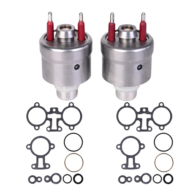 مجموعة حقن الوقود من 2 متوافقة مع بويك رودماستر كاديلاك بروهام بليزر سوبربان تاهو جي إم سي يوكون إيسوزو أولدزموبيل V8 5.7L استبدال 17111864 17112494