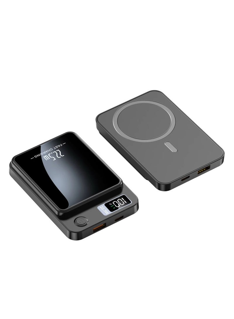 gnexu magnetic wireless fast charging power bank - 10000mah - pd20w - Image 1