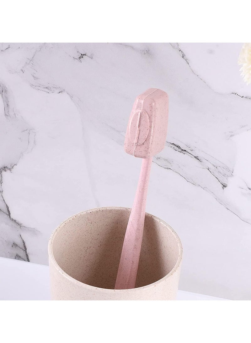 Travel Toothbrush Head Cover Cap, 20pcs Toothbrush Protector Tooth Brush Pod Case, Portable Toothbrush Top Cover Holder Toothbrush Head Protective Case for Travel, Business Trip, Home - Image 4