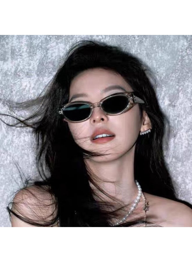 Gogosoon Rococo Chapter Ruan Tongmo Cat Eye Board Material High-end Sungl For Women, New Style Uv Protection Myopia Gl - Image 1