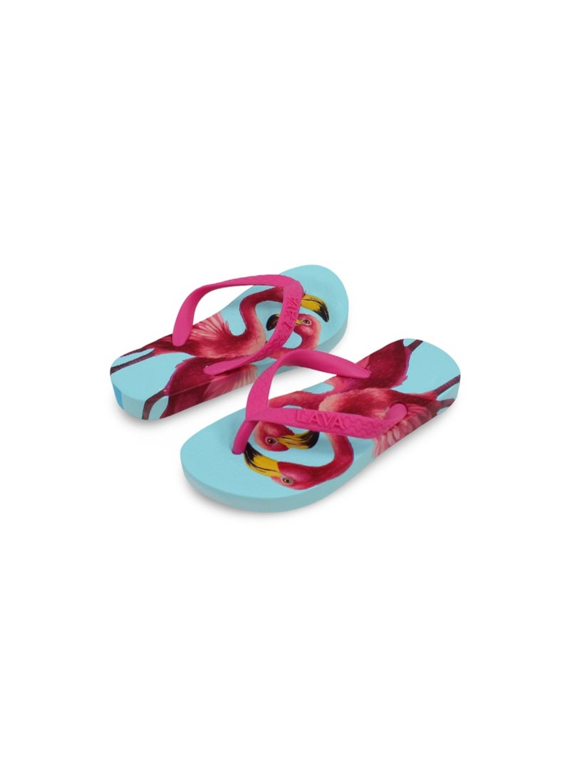 Exit Girls Rubber Slippers – Fuchsia - Image 2