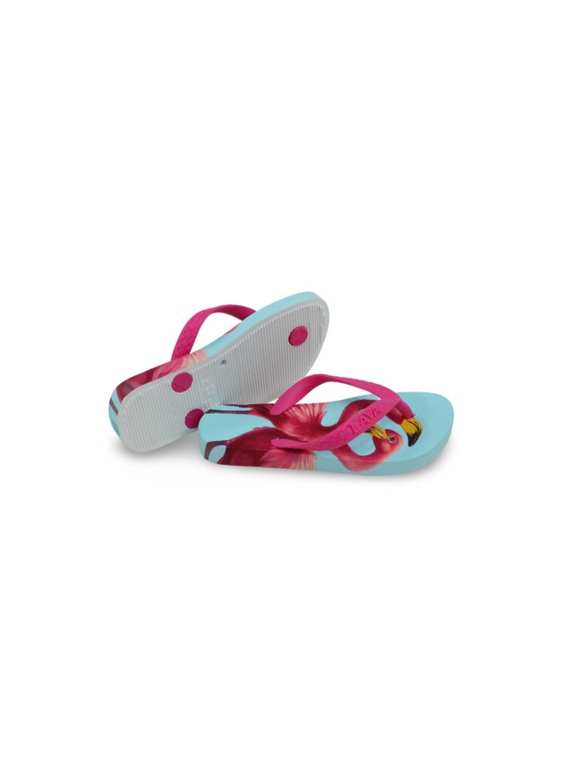 Exit Girls Rubber Slippers – Fuchsia - Image 3