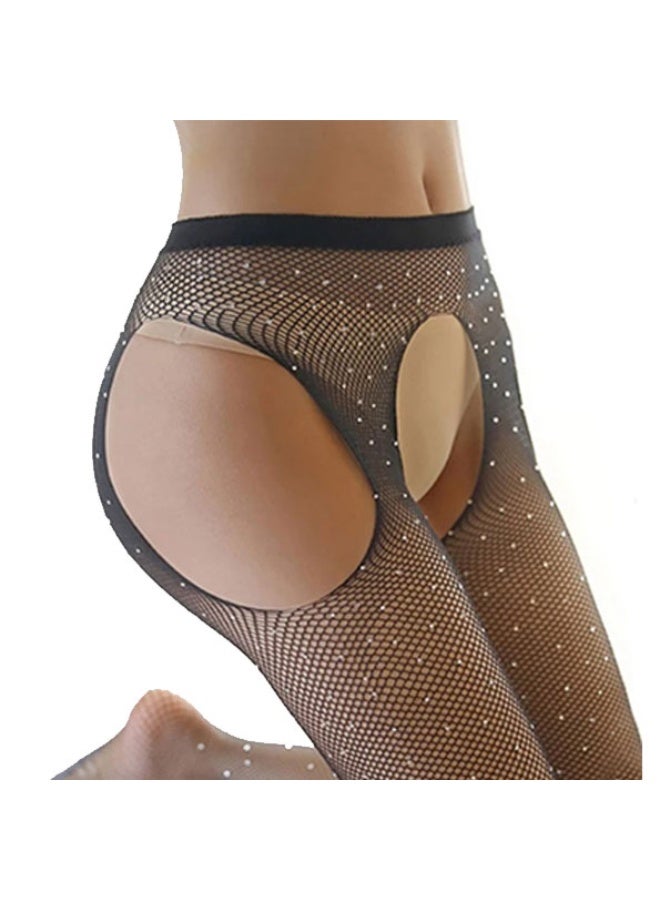 LAIFER Women’s Fishnet Bodystocking Lingerie – Womens Body Socks,Stretchable & Breathable Fabric, Comfortable Cut, Flexible Fit Nightwear Outfit High Waist Tights - Image 1
