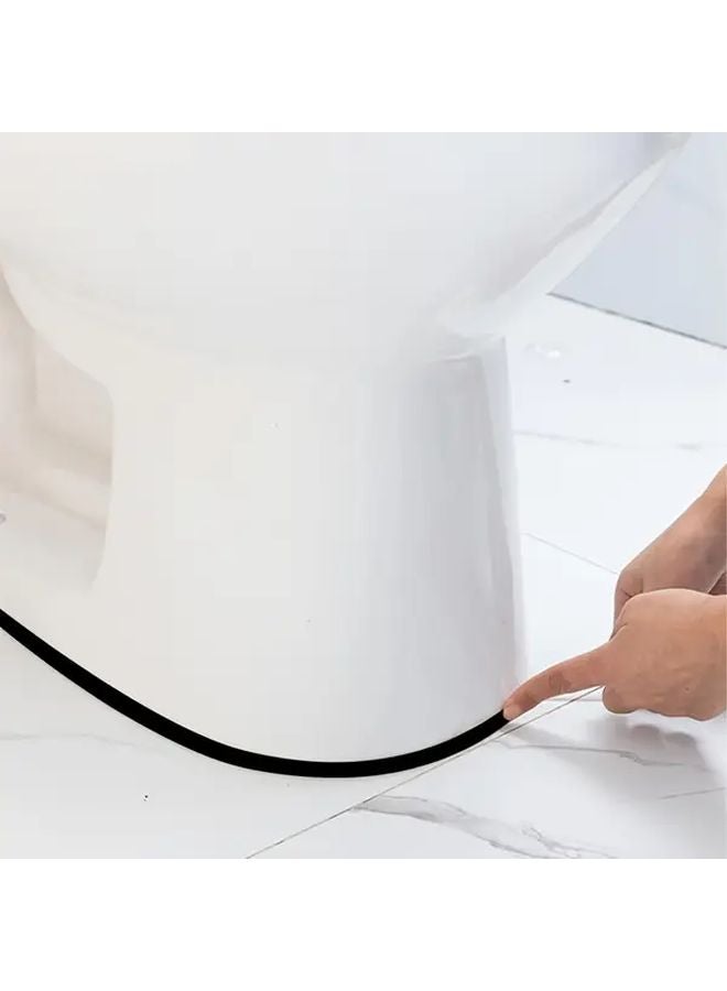 Black Self Adhesive Corner Tape No Glue Required Durable Plastic Protection Pad - Image 3