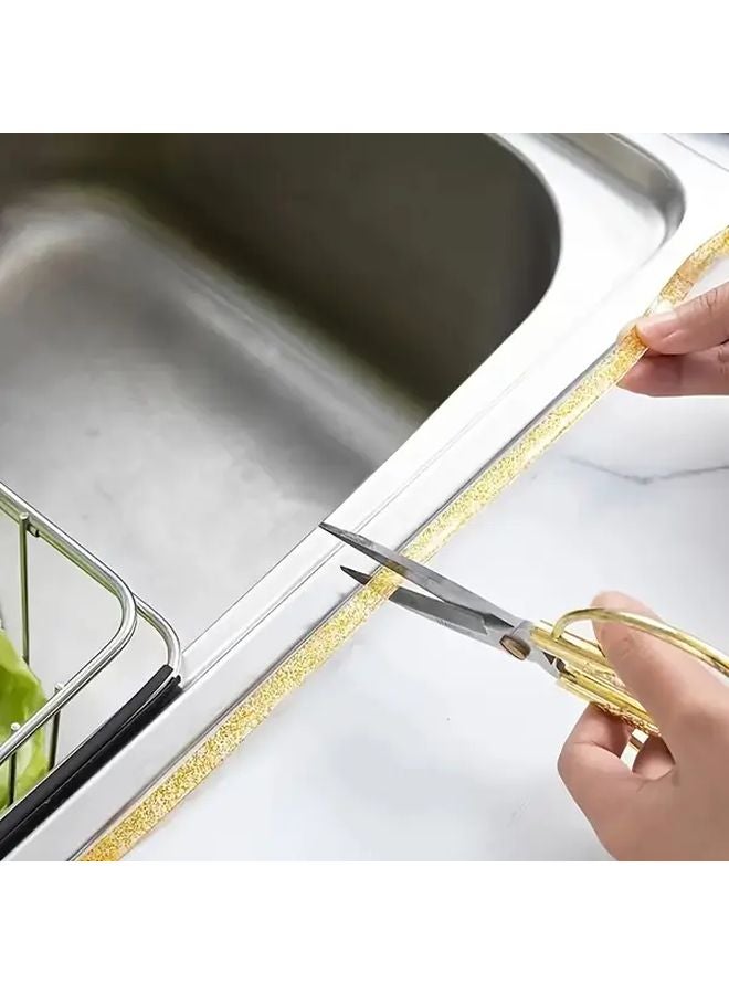 Black Self Adhesive Corner Tape No Glue Required Durable Plastic Protection Pad - Image 4