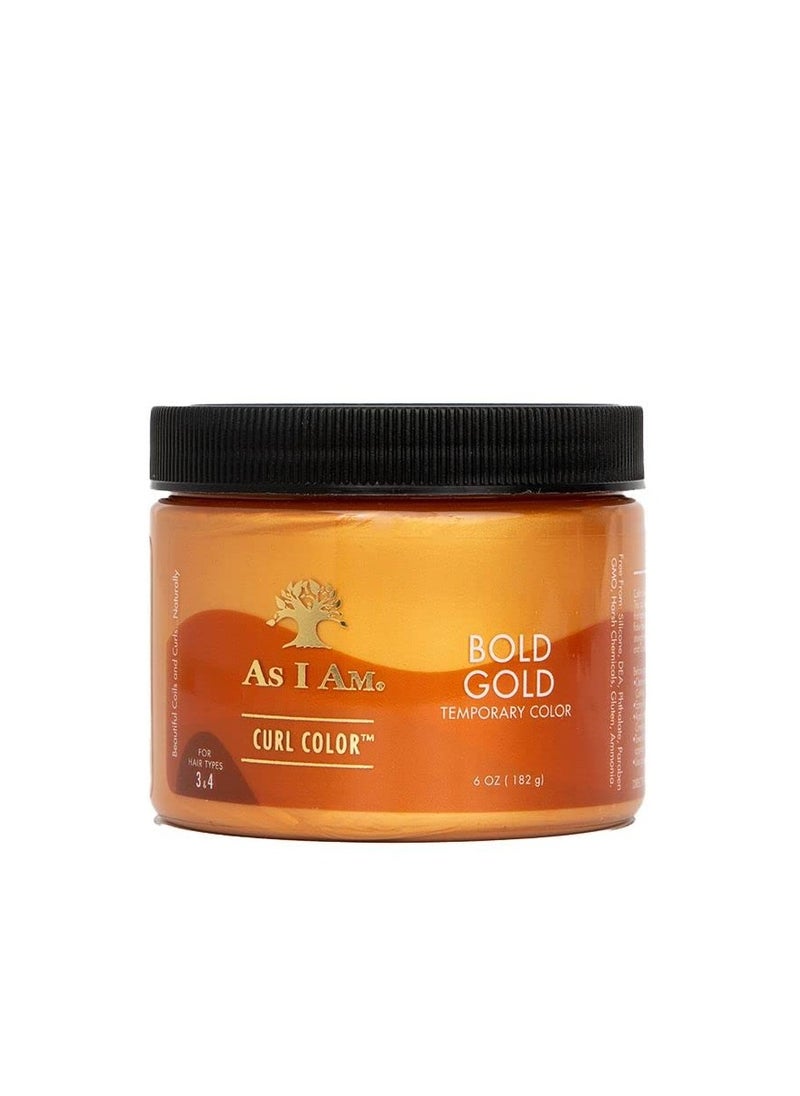 CURL COLOR BOLD GOLD COLOR & CURLING GEL 6oz