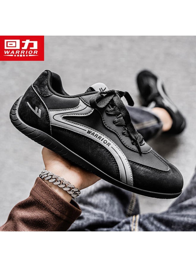Huili Men's Shoes, Dexun Shoes, Autumn And Winter New Casual Sneakers, Versatile Sports Shoes For Men, Black/gray, Size 40