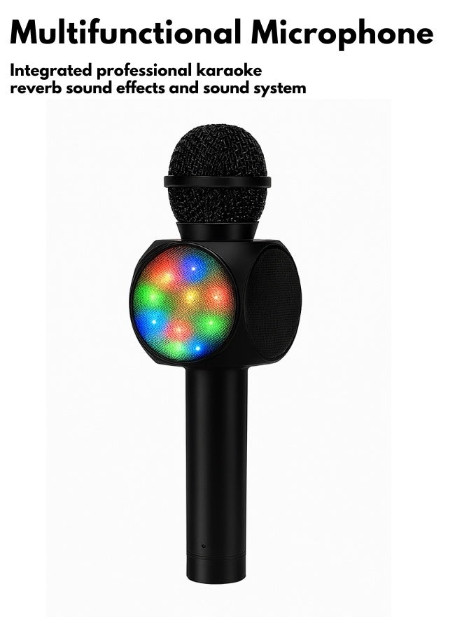 Wireless Bluetooth Karaoke Microphone with Built-In Speaker – 4-in-1 Mic for Singing, Recording, Voice Effects – Perfect for Parties, Travel & Event - Image 1