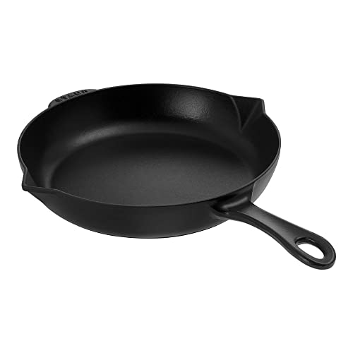 STAUB Cast Iron Fry Pan, Black, 25 cm - Image 3