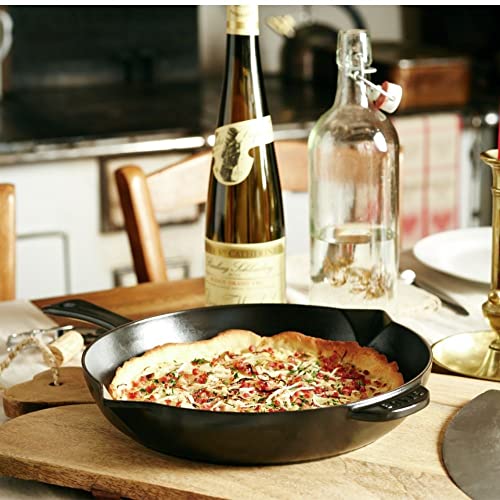 STAUB Cast Iron Fry Pan, Black, 25 cm - Image 5