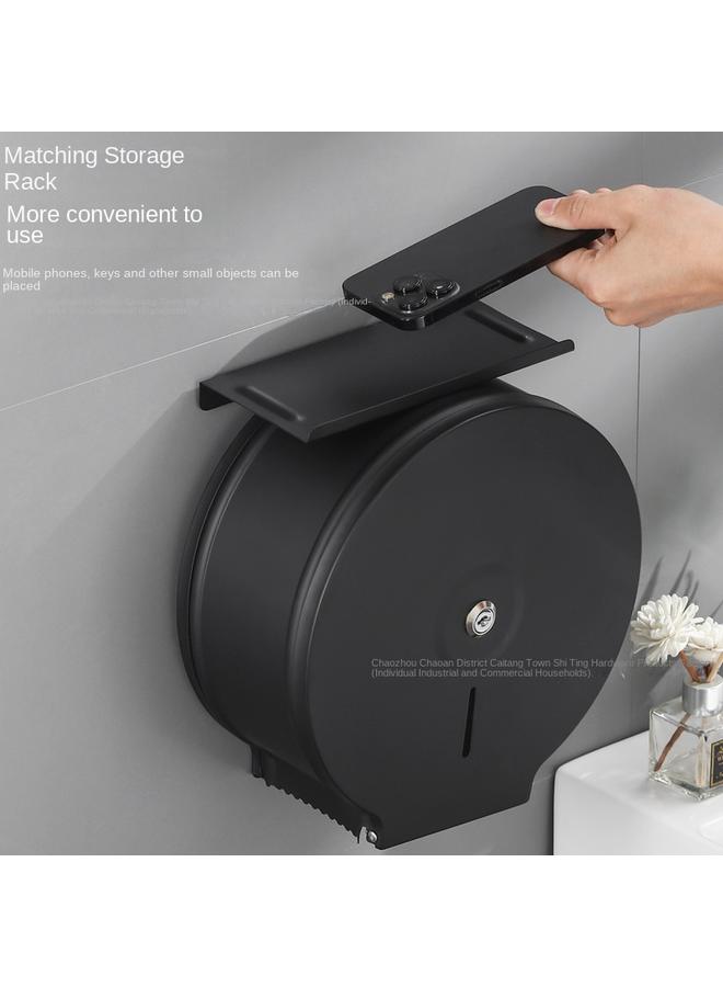 Bluejw 304 Stainless Steel Tissue Box Toilet Large Plate Hand Wipe Roll Paper Box Hotel Engineering Toilet Paper Hand Waterproof Paper Box - Image 4