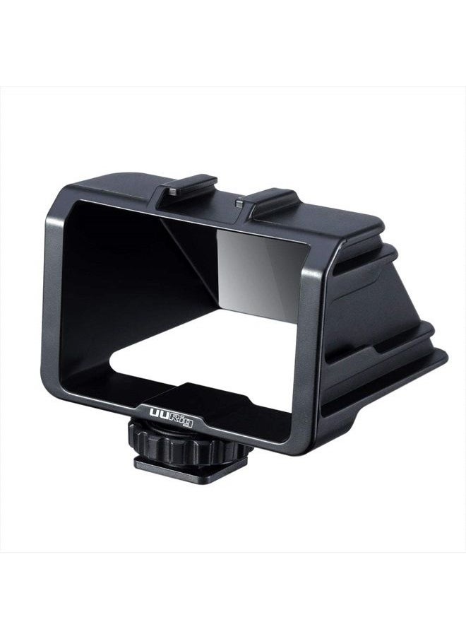 Vlog Selfie Flip Screen for Mirrorless Camera for Sony A7R3 A7III A7II A6000/A6300/A6500 Cold Shoe Bracket Microphone Mount for Fujifilm XT3 XT20 Canon Panasonic GX85 Nikon Z7 Reverse Mirror