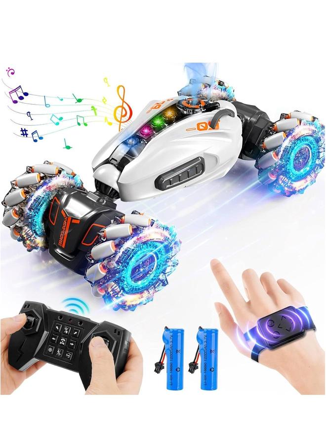 Loquat RC Car for Kids 6 to 12 Years, Hand Controlled Light Toy Kids, Double-sided with 360° Rotating Gesture Sensor Boys and Girls - Image 1