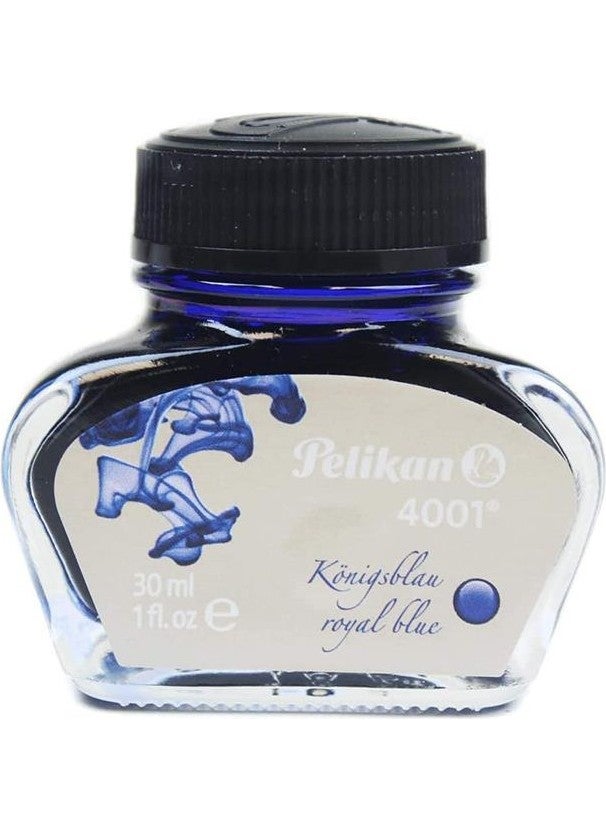 Pelikan Blue Fountain Pen Ink 30 ml 4001 1 Piece Fountain Pen Writing Ink Bottle  - Image 1
