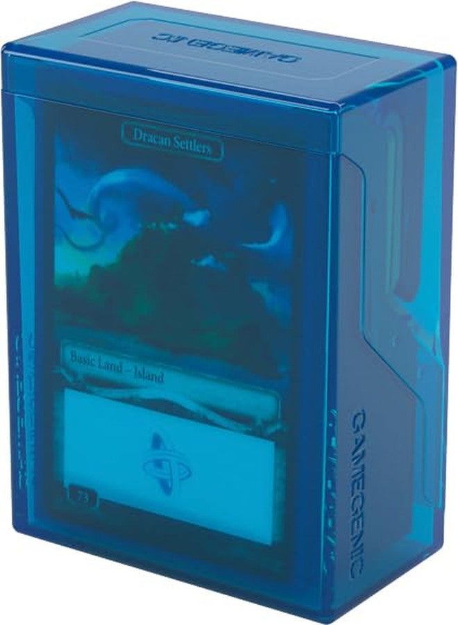 Asmodee Gamegenic Bastion 50+ XL Deck Box - Compact, Secure, and Perfectly Organized for Your Trading Cards! Safely Protects 50+ Double-Sleeved Cards, White Color, Made - Image 2