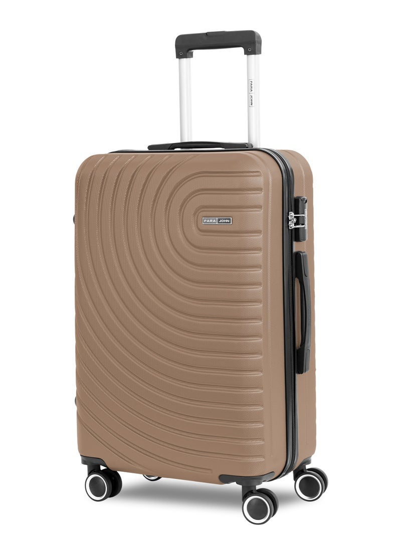 PARAJOHN Cabin Size 20-Inch ABS Lightweight Hardshell Luggage Trolley | carrying 2.5kg 4-Wheel Spinner Suitcase beige - Image 1