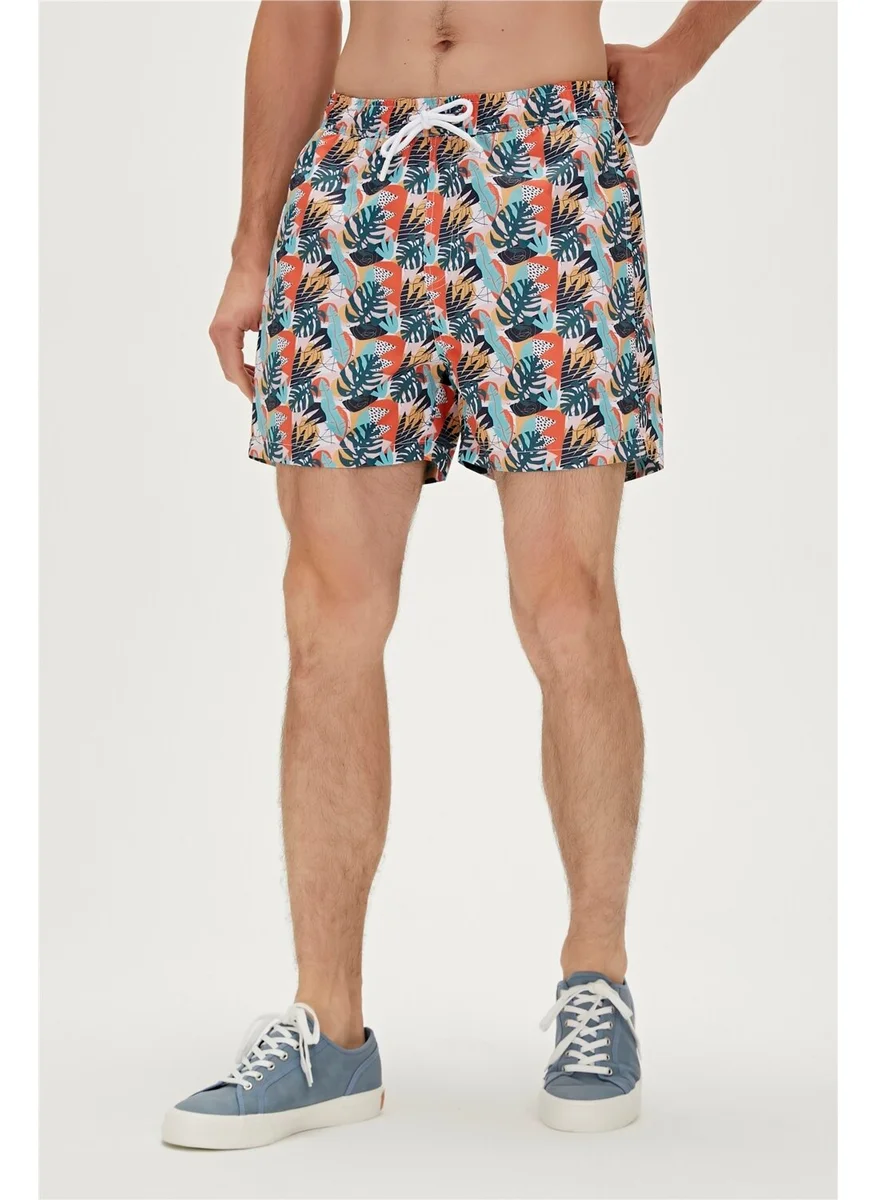 باد بير Monstera Swimshort Candy White