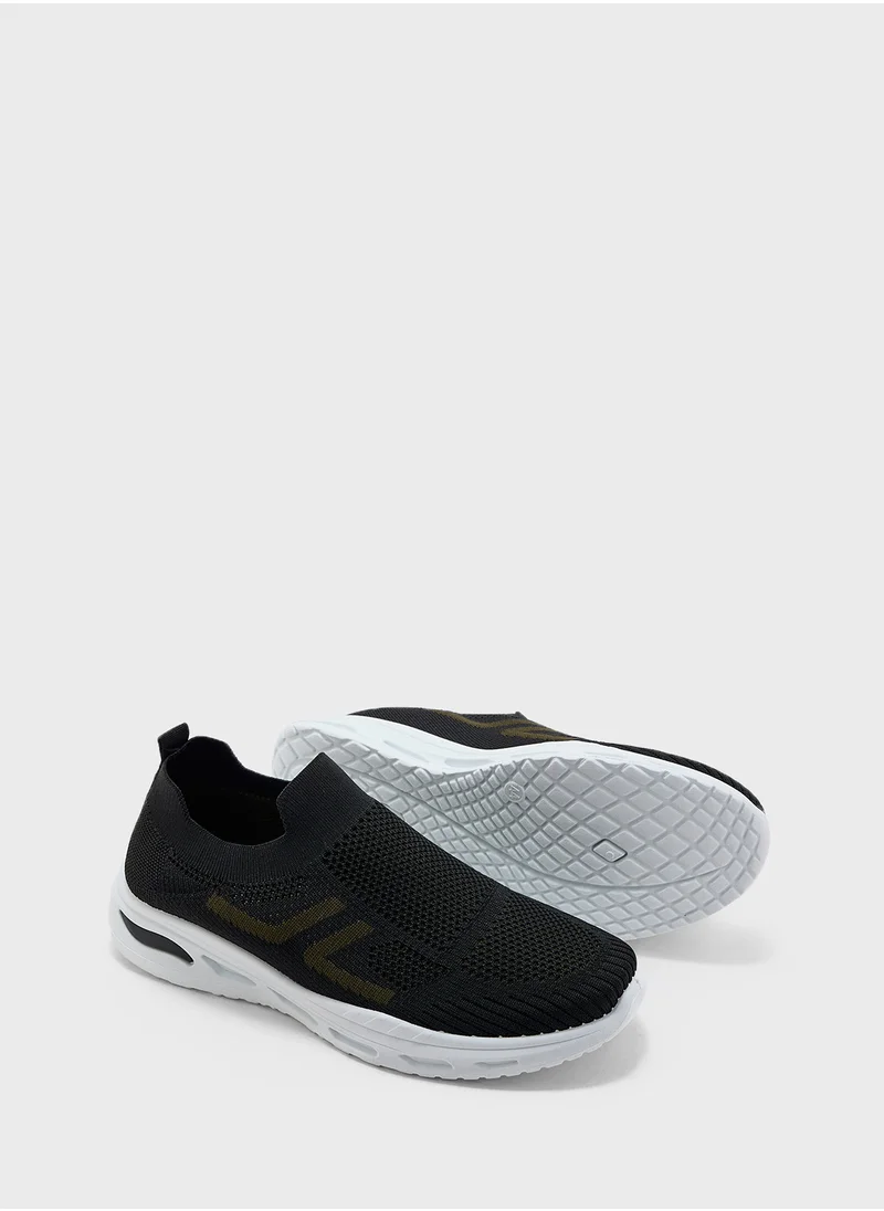 سفنتي فايف Casual Knitted Slip Ons
