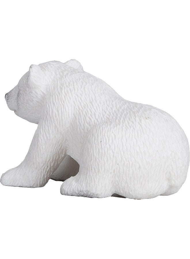 Mojo Fun 387021 Polar Bear Cub Sitting - Realistic International Wildlife Toy Replica - Image 4