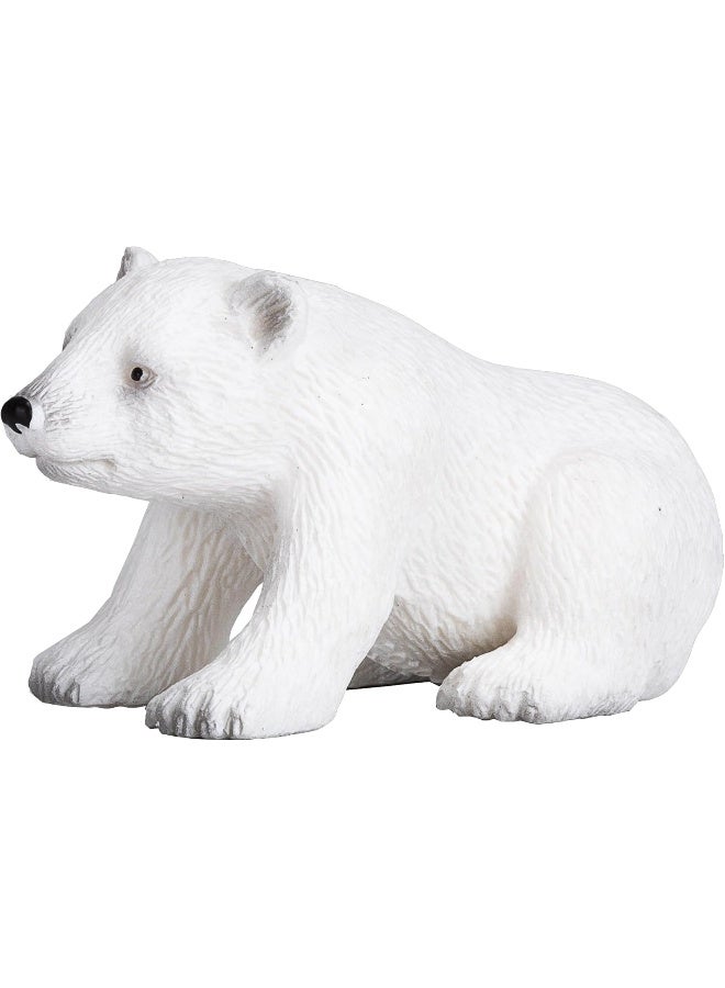 Mojo Fun 387021 Polar Bear Cub Sitting - Realistic International Wildlife Toy Replica - Image 1