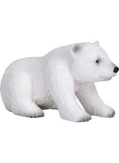 MOJO Mojo Fun 387021 Polar Bear Cub Sitting - Realistic International Wildlife Toy Replica  - Image 2