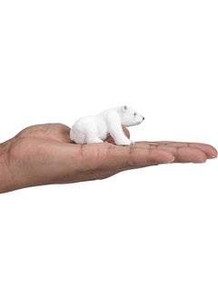MOJO Mojo Fun 387021 Polar Bear Cub Sitting - Realistic International Wildlife Toy Replica  - Image 3