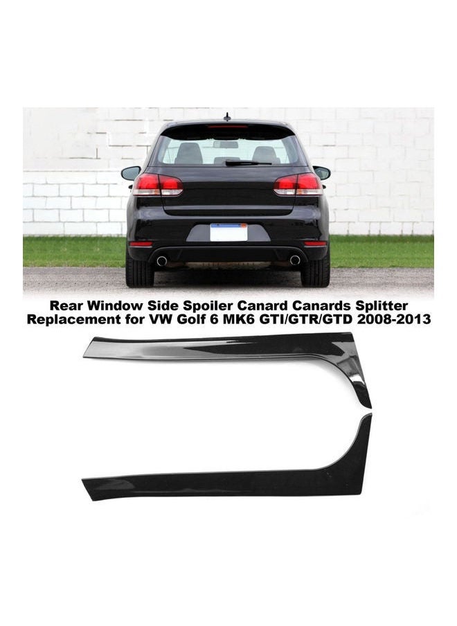 NIBEMINENT 2-Piece Car Rear Window Side Spoiler  - Image 3
