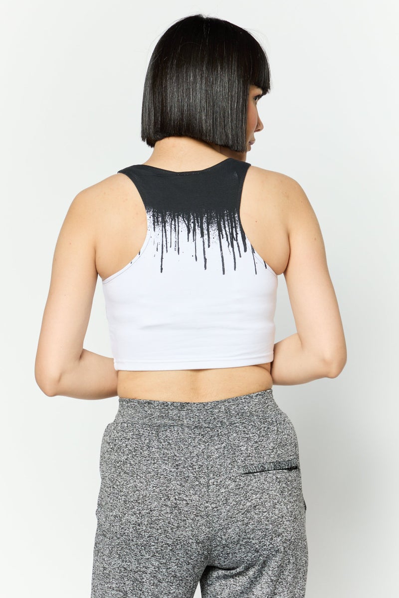 Ellesse x MJB Women Sportswear Fit Sleeveless Outdoor Top, White - Image 2