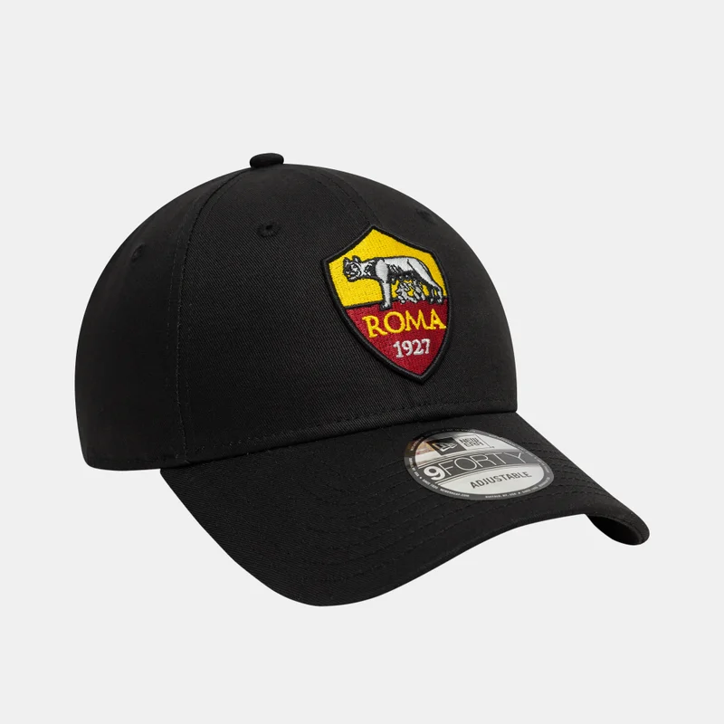 NEW ERA Black Men's AS Roma Core 9FORTY Cap for Men | Best Price UAE