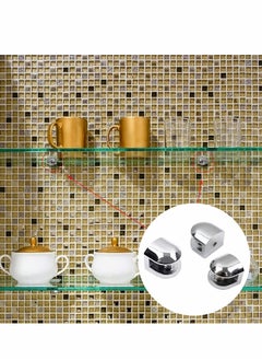 Y&D 12pcs Adjustable Zinc Alloy Glass Clip Shelf Clamp Holder for Staircase Handrail Balustrades Polished Glazing  - Image 4