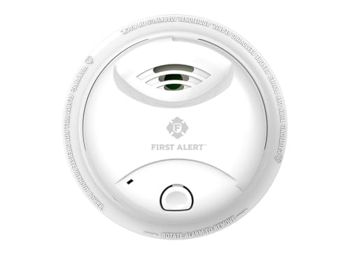 First Alert 0827B Ionization Smoke Alarm with 10-Year Sealed Tamper-Proof Battery , White , Pack of 1 - Image 2