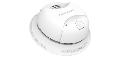 First Alert 0827B Ionization Smoke Alarm with 10-Year Sealed Tamper-Proof Battery , White , Pack of 1 - Image 1