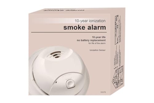 First Alert 0827B Ionization Smoke Alarm with 10-Year Sealed Tamper-Proof Battery , White , Pack of 1 - Image 4