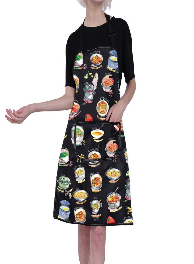 BNQL Soup Kitchen Apron Soup Lover Gifts Soup Cooking Apron Soup Gift Funny Soup Gifts Types Of Soups Apron Soup Themed Aprons - Image 4