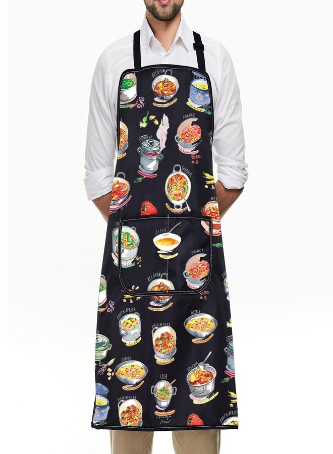 BNQL Soup Kitchen Apron Soup Lover Gifts Soup Cooking Apron Soup Gift Funny Soup Gifts Types Of Soups Apron Soup Themed Aprons - Image 5
