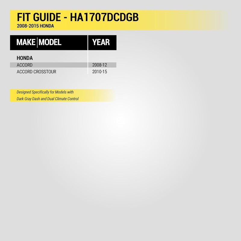 Scosche Dash Kit for 2008-2012 Honda Accord - Image 5