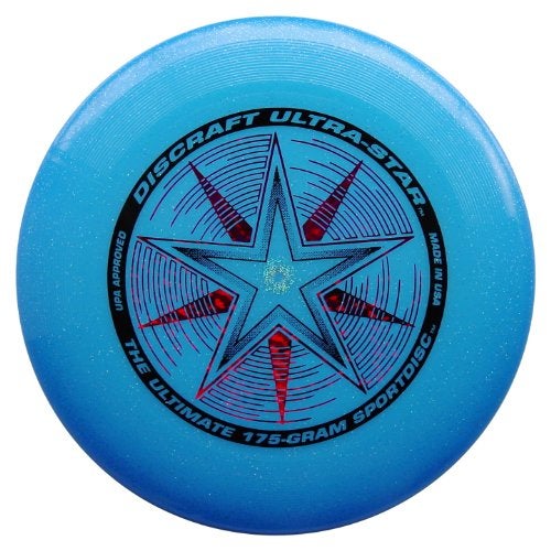 Discraft قرص رياضي ديسكرافت 175 جرام ألترا ستار، لامع أزرق مع تغليف فاخر - Image 1