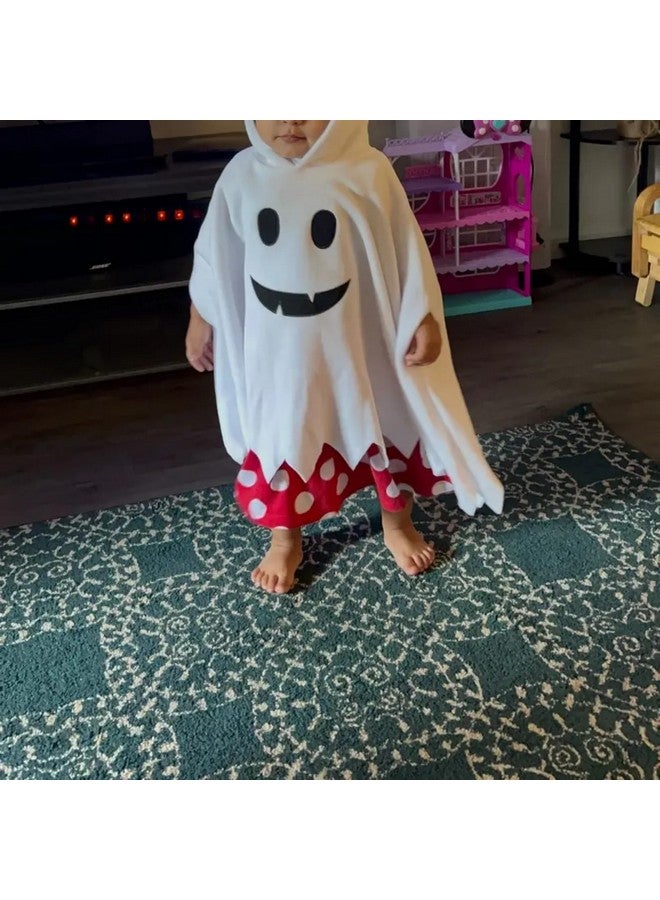 Winmany Winmany Baby Halloween Outfits Toddler Boys Girls Orange/White Hooded Cape Top Black Pants Set Dress up Costumes - Image 3