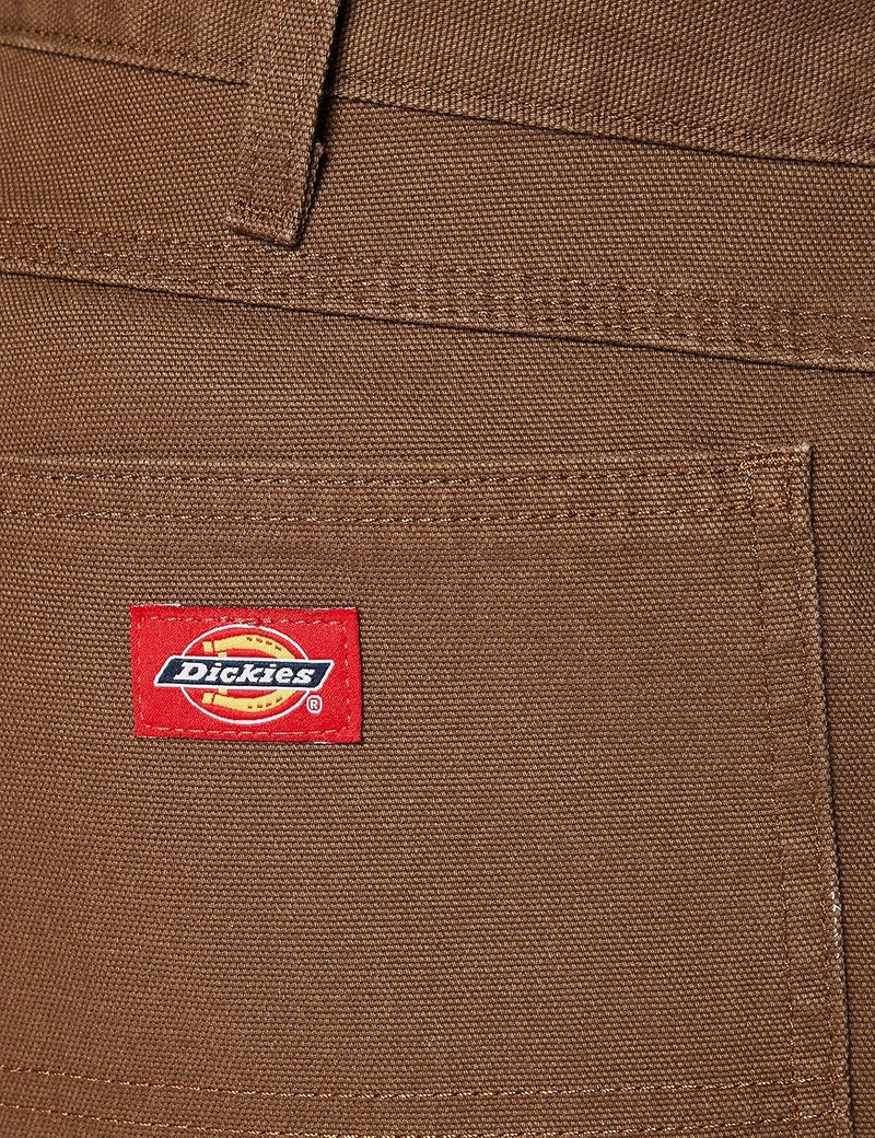 Dickies Men's Relaxed Fit Straight-Leg Duck Carpenter Jean in Brown, 42W x 30L - Image 5