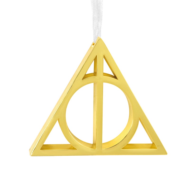 Hallmark Harry Potter Deathly Hallows Symbol Christmas Ornament Metal