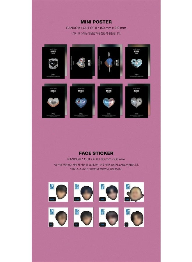 dreamus Stray Kids - قرص مضغوط للإصدار القياسي لـ MAXIDENT + ميزة الطلب المسبق (إصدار عشوائي) (JYPK1467) - Image 5