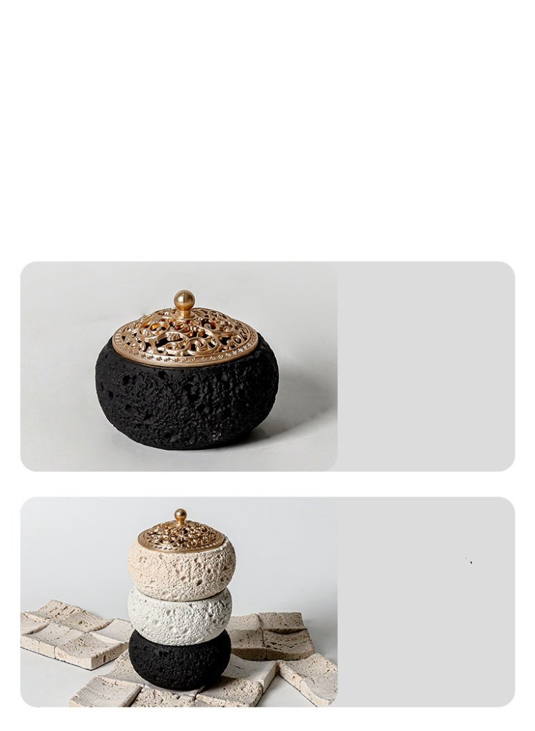 Nariele Decorative Ornament For Home Cement Aromatherapy Stove - Image 4