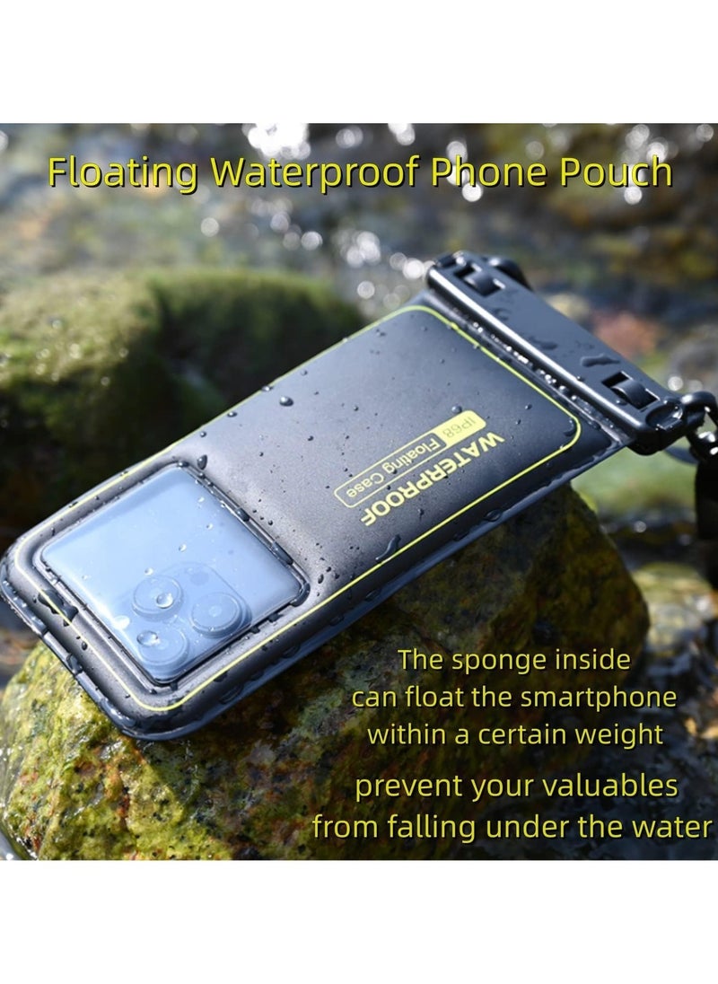 Raxoom Waterproof Smartphone Pouch, Waterproof Floating Phone Pouch Waterproof Smartphone Case for iPhone 15 Pro Max 14 Pro 13 12 11, Samsung S24 S23 S22, Huawei Xiaomi Up to 6.7 Inches  - Image 3