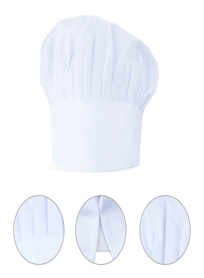 Keymall White Chef Costumes 6 Pieces Including Chef Hat Apron Bow tie Gloves Fake Nose Eyebrows Beard For Halloween Costume (Set A) - Image 2