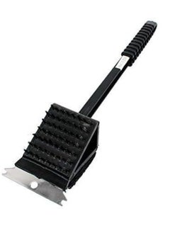 Generic BBQ Grill Brush Long Handle Best Grilling Tool Steel Bristles Steel Scraper and Scrub Pad Sponge Universal Barbecue Tool 3-in-1 Brush  - Image 2