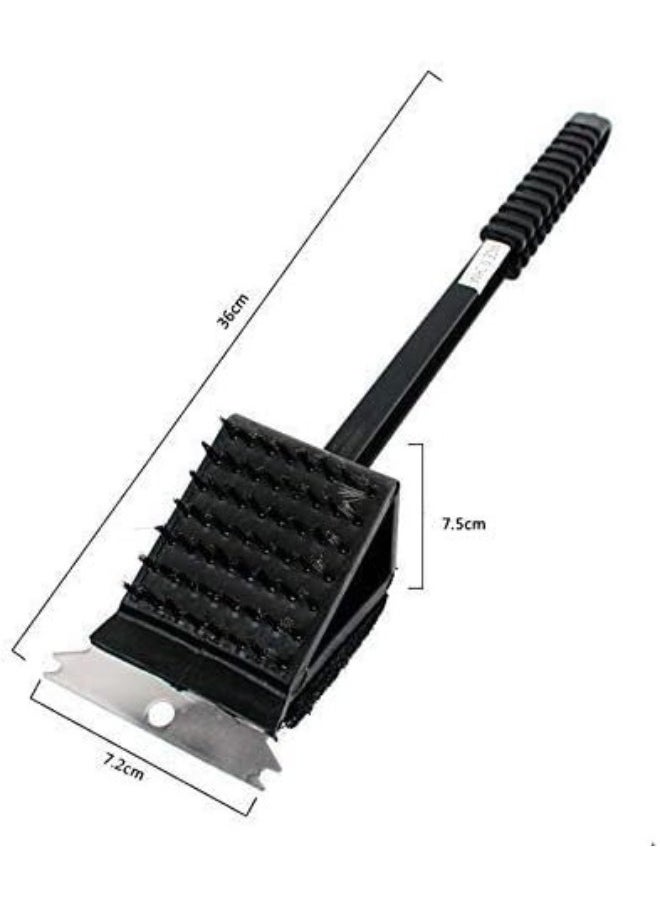 BBQ Grill Brush Long Handle Best Grilling Tool Steel Bristles Steel Scraper and Scrub Pad Sponge Universal Barbecue Tool 3-in-1 Brush - pzsku/Z04006884F6BD6F76E1CFZ/45/_/1738140673/9f12bd7e-ee99-4022-9ecc-88e2e1f55085