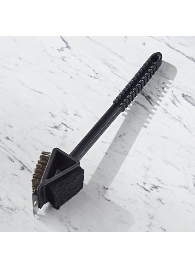 BBQ Grill Brush Long Handle Best Grilling Tool Steel Bristles Steel Scraper and Scrub Pad Sponge Universal Barbecue Tool 3-in-1 Brush - pzsku/Z04006884F6BD6F76E1CFZ/45/_/1738140682/e36a5b48-c726-485b-883e-af0bf81887b2